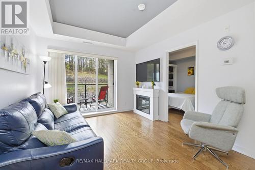 206 - 310 Centrum Boulevard, Ottawa, ON - Indoor Photo Showing Living Room With Fireplace