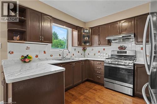 332 Brembel Crescent, Kitchener, ON - Indoor Photo Showing Kitchen With Double Sink