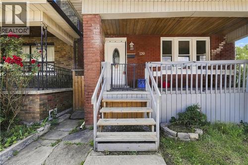 570 Cannon Street E, Hamilton, ON - Outdoor With Deck Patio Veranda
