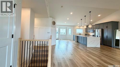 23 Chow Crescent, Outlook, SK - Indoor Photo Showing Kitchen With Upgraded Kitchen