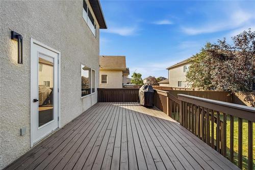 Back Deck - 72 Michaud Crescent, Winnipeg, MB - Outdoor With Deck Patio Veranda With Exterior