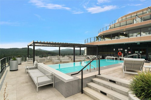#222-2000 Hannington Rd, Langford, BC - Outdoor With In Ground Pool
