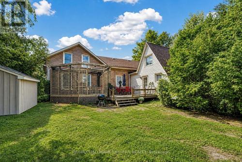 Rear of both homes - 2215 David Fife Line, Otonabee-South Monaghan, ON - Outdoor With Deck Patio Veranda
