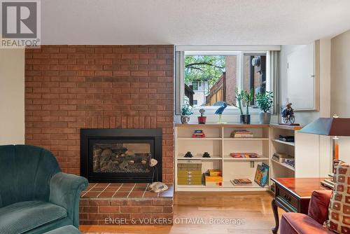 202 Holmwood Avenue, Ottawa, ON - Indoor Photo Showing Living Room With Fireplace