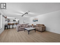 Basement suite main living area & kitchen - 