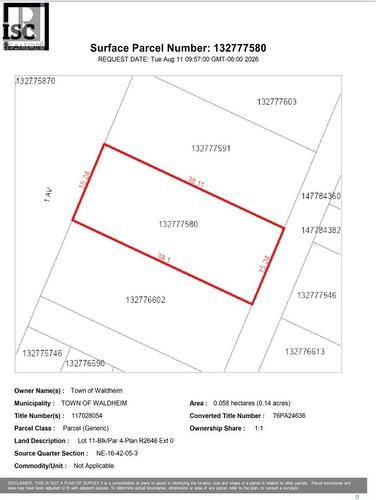 3012 1St Avenue, Waldheim, SK 