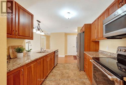 200 - 108 Second Street E, Cornwall, ON - Indoor Photo Showing Kitchen With Double Sink