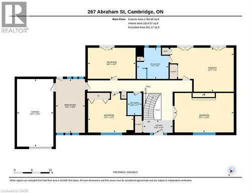 Floor plan - 267 Abraham Street, Cambridge, ON - Other