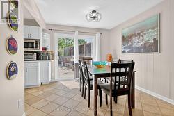 Sliding doors to deck and backyard - 