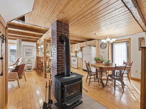 96 Smeltzer Road, Upper Vaughan, NS - Indoor Photo Showing Dining Room With Fireplace