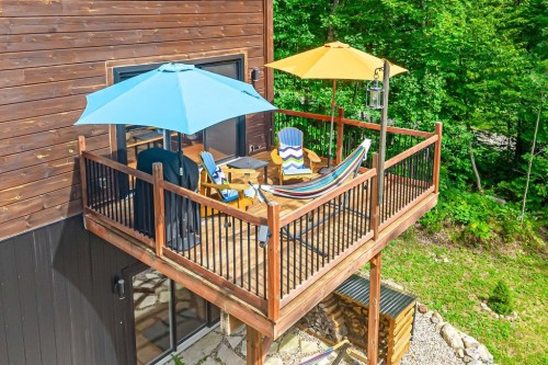 Balcony - 19 Ch. Des Roches, La Pêche, QC - Outdoor With Exterior