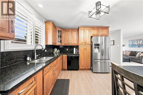 143 Independence Drive, Hamilton, ON - Indoor Photo Showing Kitchen With Stainless Steel Kitchen With Double Sink