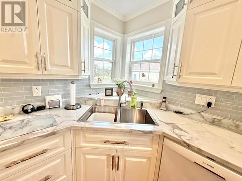 304 Grenfell Heights, Grand Falls-Windsor, NL - Indoor Photo Showing Kitchen With Double Sink