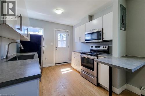 304 Barton Street E Unit# A, Hamilton, ON - Indoor Photo Showing Kitchen With Stainless Steel Kitchen