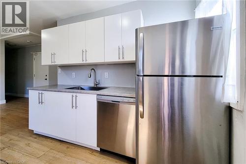 304 Barton Street E Unit# A, Hamilton, ON - Indoor Photo Showing Kitchen With Stainless Steel Kitchen