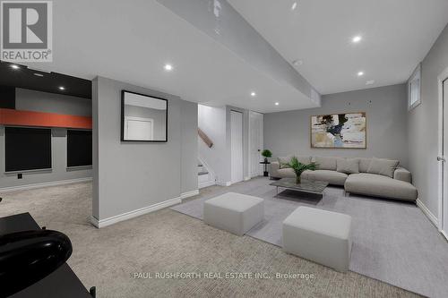 Virtually Staged-Basement Rec Room - 1072 Richard Avenue, Ottawa, ON - Indoor