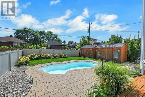Backyard - 1072 Richard Avenue, Ottawa, ON - Outdoor With In Ground Pool With Backyard