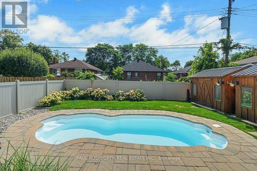 Backyard - 1072 Richard Avenue, Ottawa, ON - Outdoor With In Ground Pool With Backyard