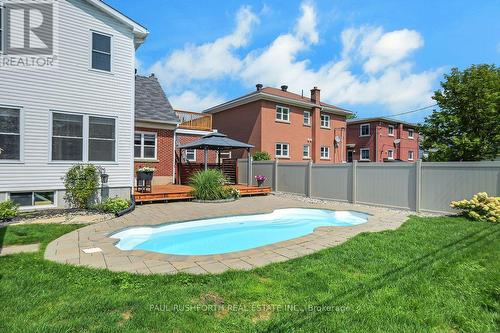 Backyard - 1072 Richard Avenue, Ottawa, ON - Outdoor With In Ground Pool With Deck Patio Veranda