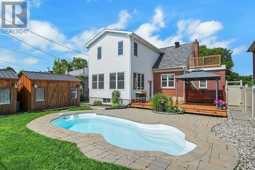 Backyard - 1072 Richard Avenue, Ottawa, ON - Outdoor With In Ground Pool With Deck Patio Veranda