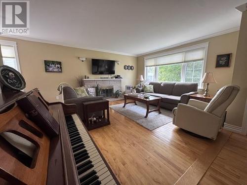 29 Hawker Crescent, Gander, NL - Indoor Photo Showing Living Room With Fireplace