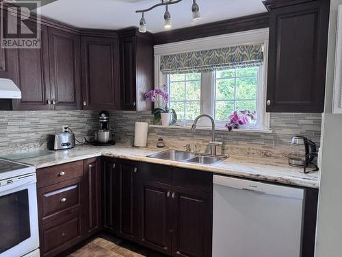 29 Hawker Crescent, Gander, NL - Indoor Photo Showing Kitchen With Double Sink