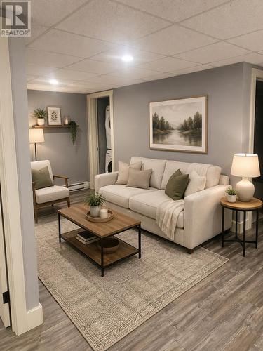 apt with AI Photos - 18 Evergreen Crescent, Springdale, NL - Indoor Photo Showing Living Room