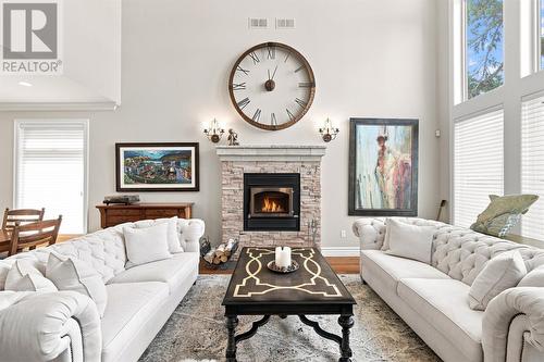 65 Cheyne Drive, St. John'S, NL - Indoor Photo Showing Living Room With Fireplace
