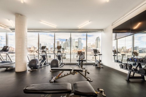 Salle d'exercice - 319B-1400 Rue Ottawa, Montréal (Le Sud-Ouest), QC - Indoor Photo Showing Gym Room