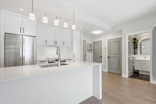 Cuisine - 319B-1400 Rue Ottawa, Montréal (Le Sud-Ouest), QC - Indoor Photo Showing Kitchen With Upgraded Kitchen
