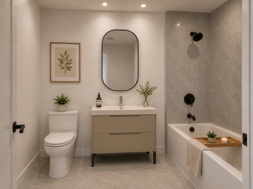 Bathroom - 5909 Av. De Lorimier, Montréal (Rosemont/La Petite-Patrie), QC - Indoor Photo Showing Bathroom