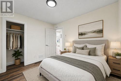 virtually staged - 1008 Second Street E, Cornwall, ON - Indoor Photo Showing Bedroom