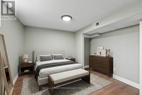 virtually staged - 1008 Second Street E, Cornwall, ON - Indoor Photo Showing Bedroom