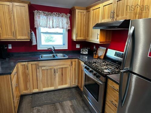 1079 Cape Split Road, Scots Bay, NS - Indoor Photo Showing Kitchen With Double Sink