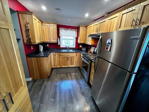 1079 Cape Split Road, Scots Bay, NS - Indoor Photo Showing Kitchen With Double Sink