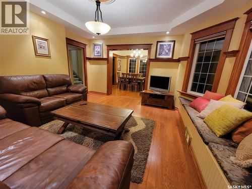 560 4Th Avenue E, Unity, SK - Indoor Photo Showing Living Room With Fireplace
