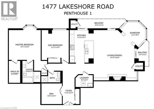 1477 Lakeshore Road Unit# Ph 1, Burlington, ON 
