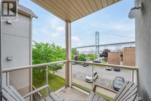 3000 Sandwich Street Unit# 309, Windsor, ON - Outdoor With Balcony With Exterior