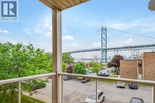 3000 Sandwich Street Unit# 309, Windsor, ON - Outdoor With Balcony With View