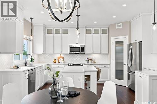 232 Secord Way, Saskatoon, SK - Indoor Photo Showing Kitchen With Upgraded Kitchen