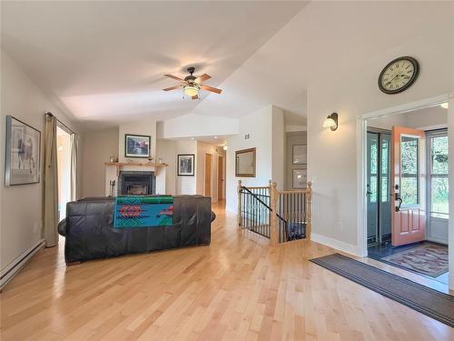 95033 131W Road, Strathclair, MB - Indoor Photo Showing Living Room With Fireplace