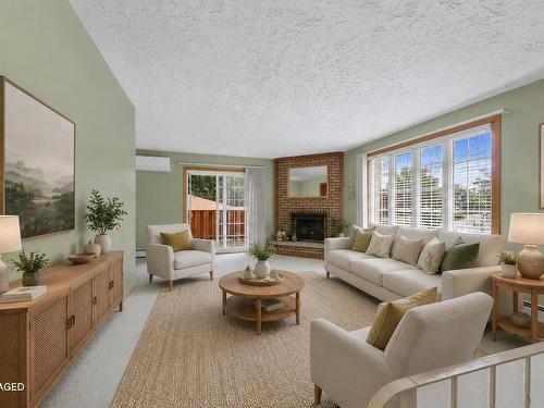 7 Willowdale Terrace, Halifax, NS - Indoor Photo Showing Living Room With Fireplace