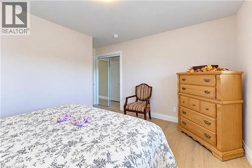 Light-toned wood-finish flooring with neutral wall color - 87 Bond Street, Kitchener, ON 