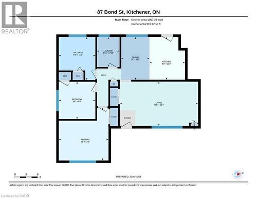 Floor plan - 87 Bond Street, Kitchener, ON 