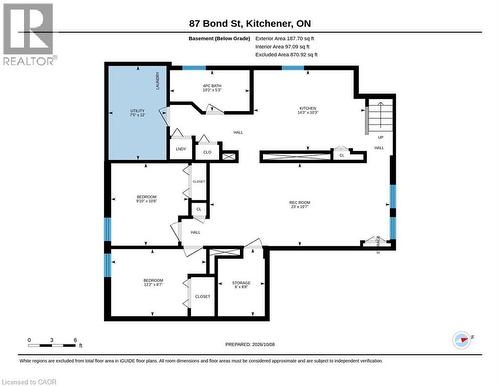 Floor plan - 87 Bond Street, Kitchener, ON 