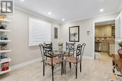Spacious Dining Room with Built-in Shelves - 