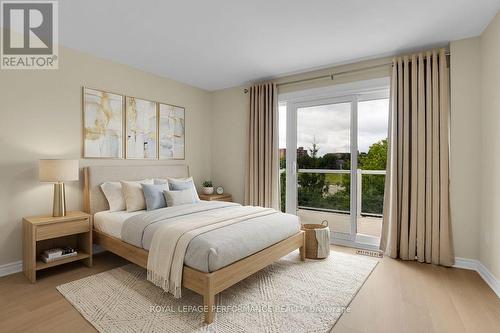 Primary Bedroom Virtually Staged - 64 Mayflower Private, Ottawa, ON 