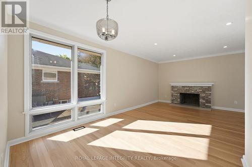 Fireplace is decorative only. - 2007 Dorval Avenue, Ottawa, ON 