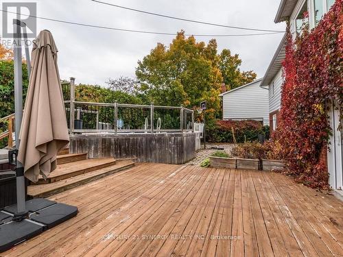 Back yard with Hot tub & above ground pool. - 2298 Bowman Road, Ottawa, ON 