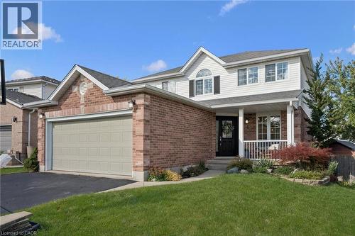Two-story residence featuring brick and siding facade - 6 Branwood Place, Kitchener, ON 